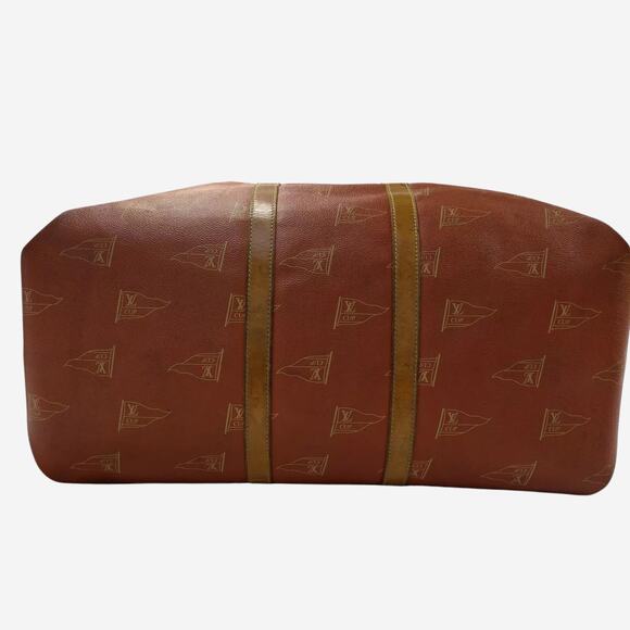 Louis Vuitton America's Cup Duffle bag LV Cup Red and Vachetta PVC - Picture 5 of 9